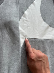 (ЗАБЕЛЕЖКА) (S) Nike Swoosh мъжки суичър (НАПУКАН ПРИНТ)